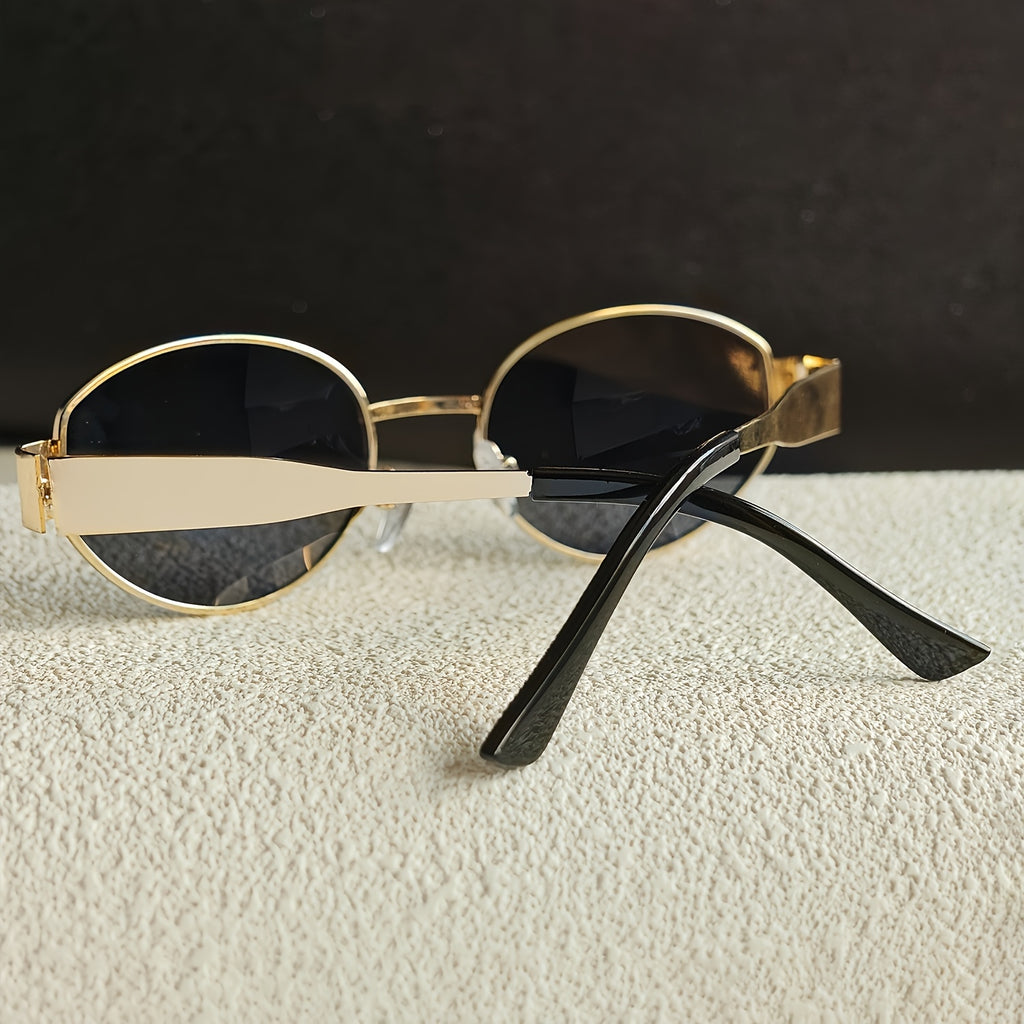 Damskie Owalne Okulary Przeciwsłoneczne | Retro Oprawka