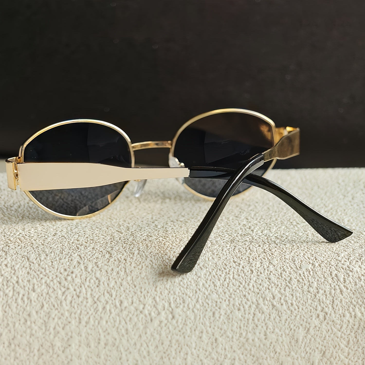 Damskie Owalne Okulary Przeciwsłoneczne | Retro Oprawka