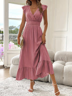 Damska Elegancka Letnia Sukienka | Midi