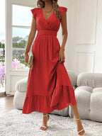 Damska Elegancka Letnia Sukienka | Midi