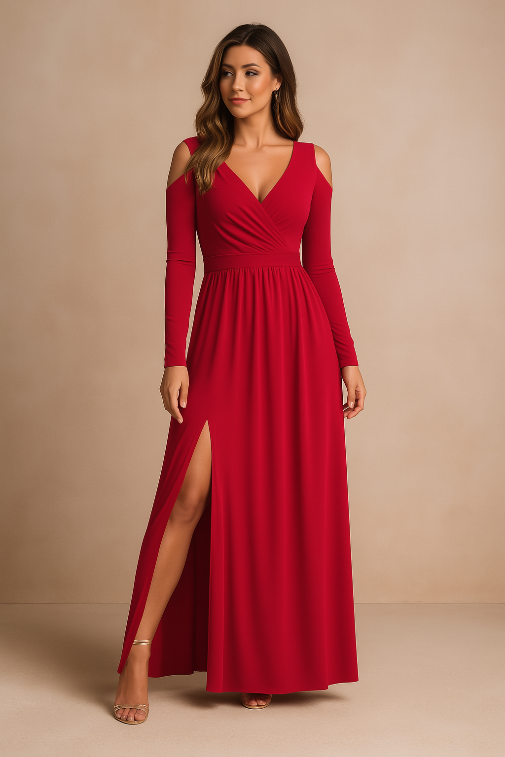Damska Elegancka Sukienka Wieczorowa | Maxi