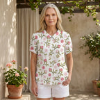 Damska Kwiatowa Letnia Koszula | Codzienna