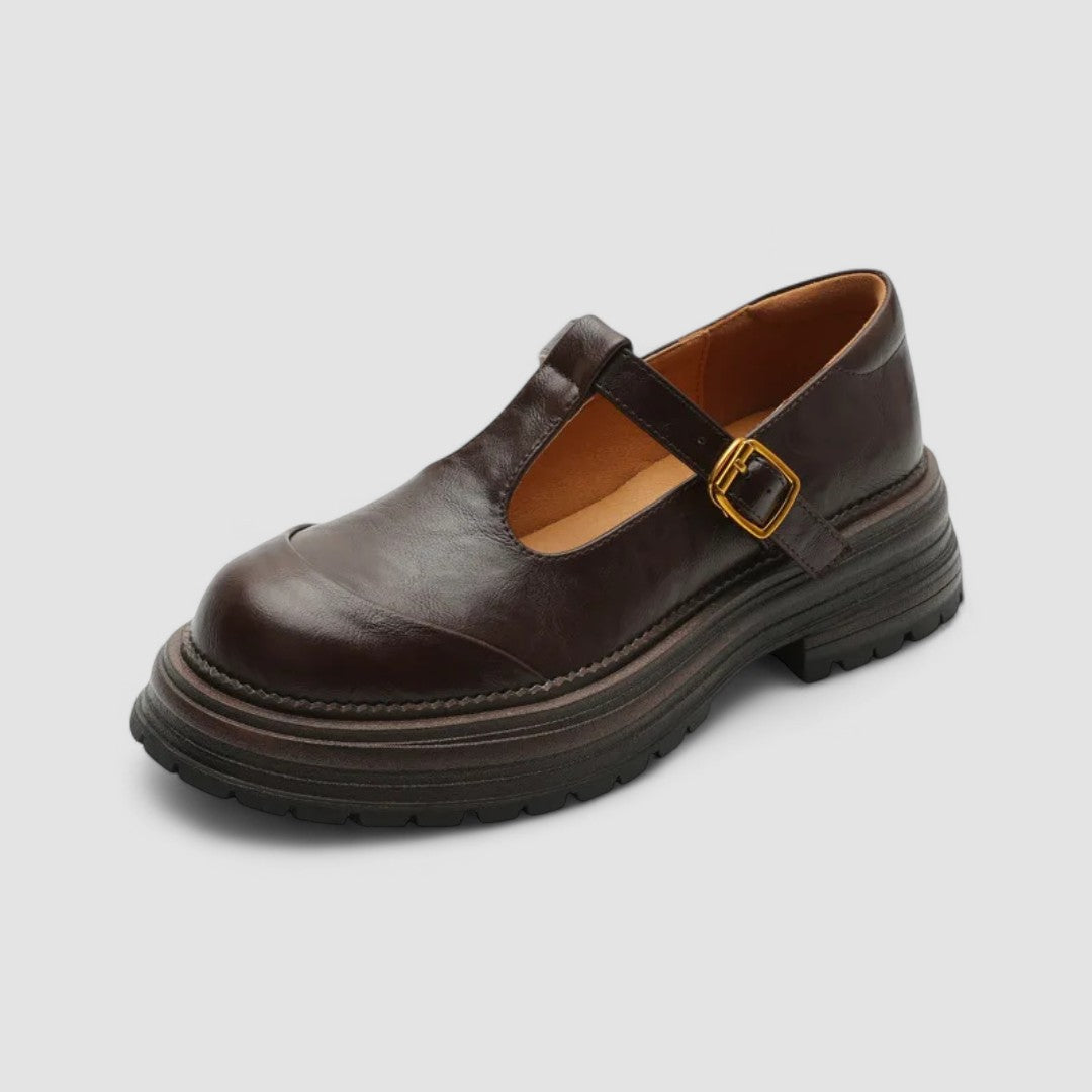 Damskie Buty Mary Jane | Pasek