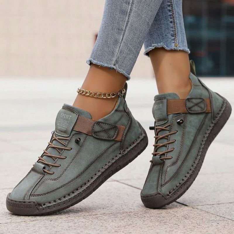 Damskie Ortopedyczne Codzienne Sneakersy | Sznurowane