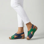 Damskie sandały casual na rzepy ortopedyczne na lato