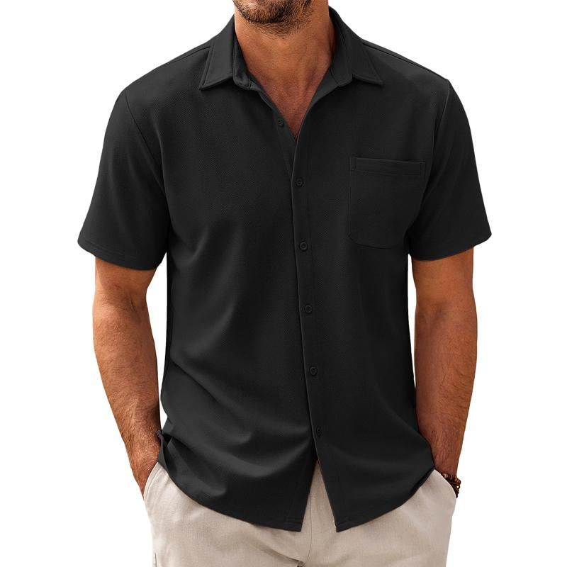 Męska Koszula Casual Letnia | Krótki Rękaw