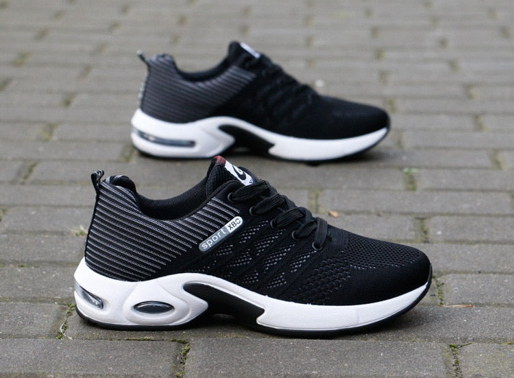 Męskie Oddychające Buty Sportowe | Sznurowane