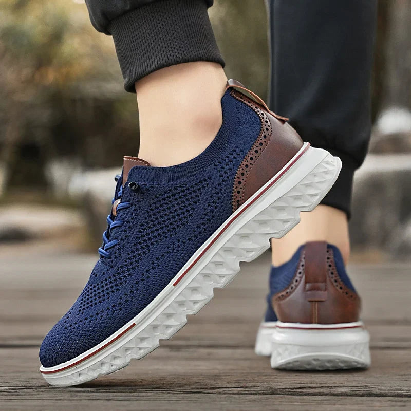 Męskie buty casual sznurowane z wyższą cholewką