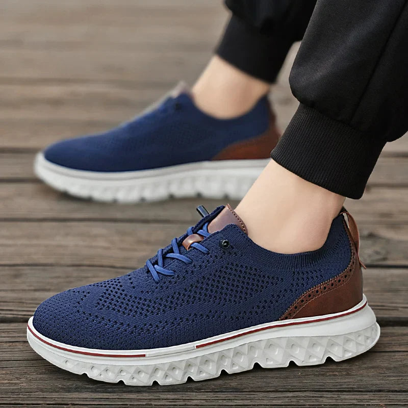 Męskie buty casual sznurowane z wyższą cholewką