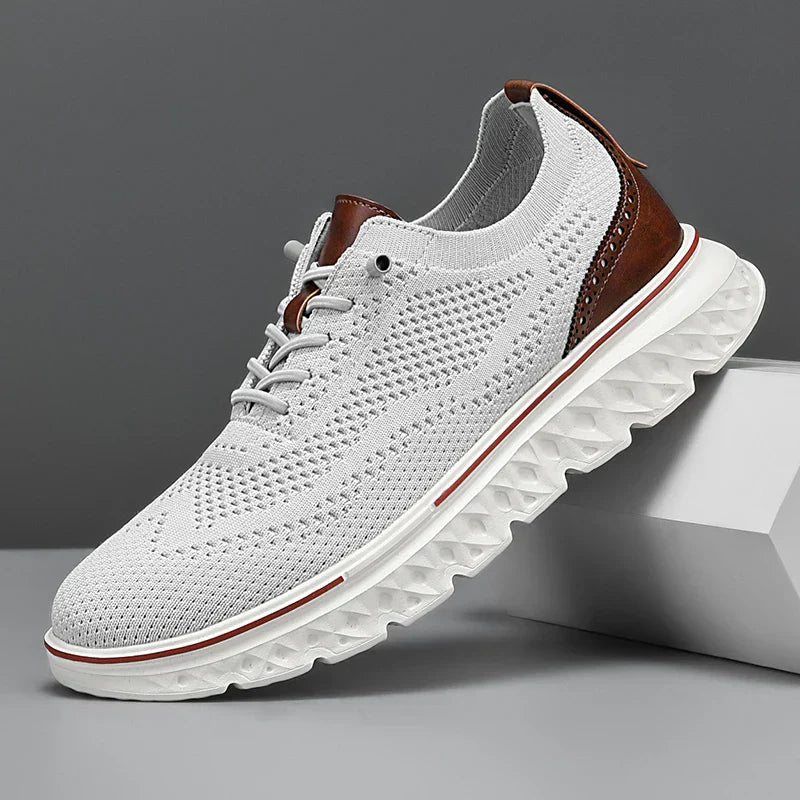 Męskie buty casual sznurowane z wyższą cholewką