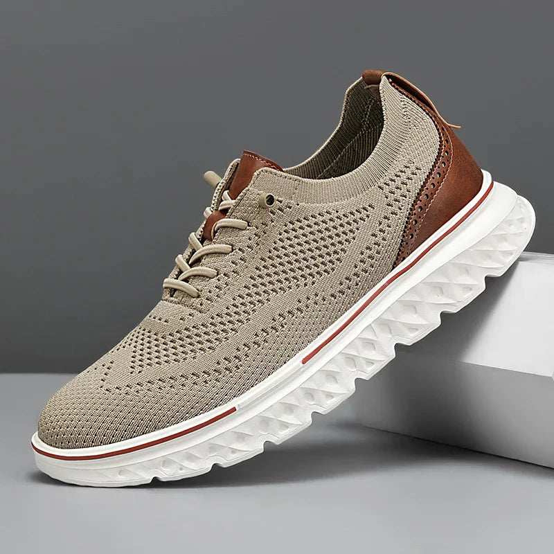 Męskie buty casual sznurowane z wyższą cholewką