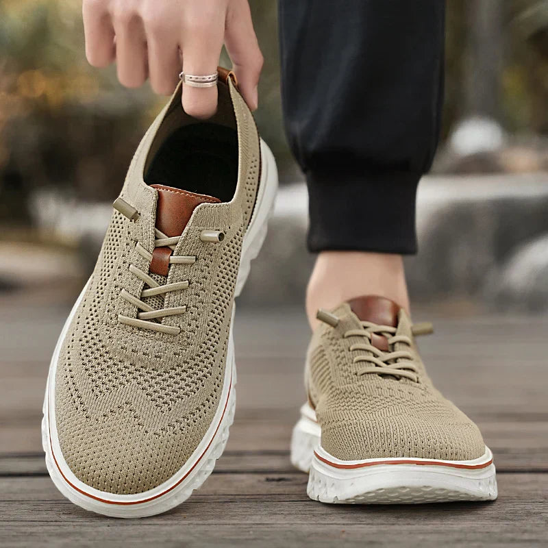 Męskie buty casual sznurowane z wyższą cholewką