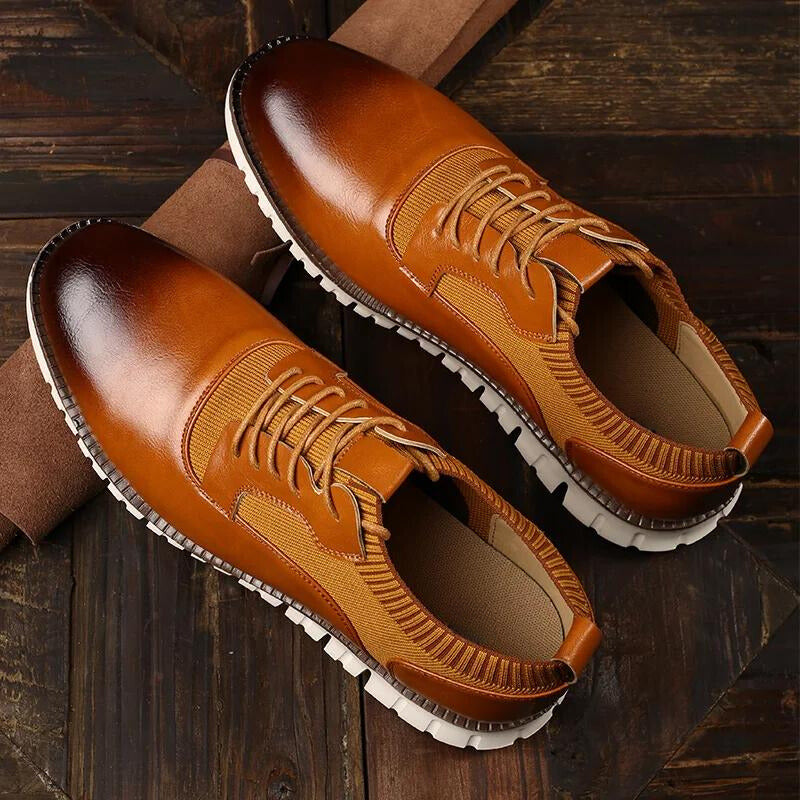 Męskie buty casual z podparciem kostki i elastyczną podeszwą
