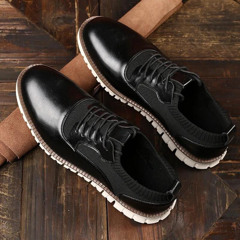 Męskie buty casual z podparciem kostki i elastyczną podeszwą